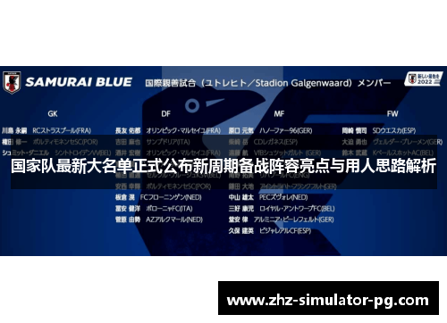 国家队最新大名单正式公布新周期备战阵容亮点与用人思路解析 国家队最新大名单正式公布新周期备战阵容亮点与用人思路解析